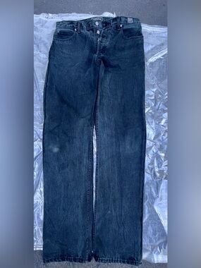 Versace Men's black Straight-Leg Jeans Sz 34x34